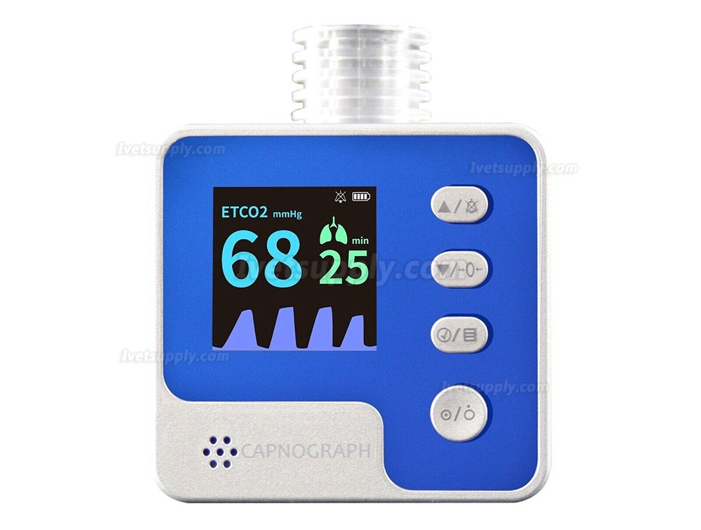 Contec CA10M-VET Veterinary EtCO2 End Tidal Co2 Monitor Mainstream Capnograph